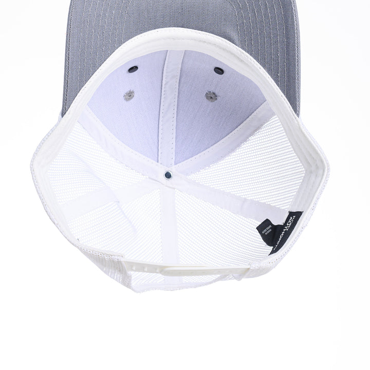 Bitterroot Wood Patch Grey & White Trucker Hat