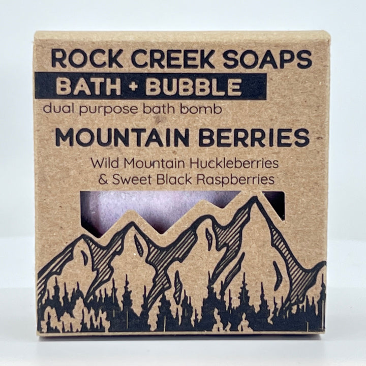 Mountain Berries Bath Bomb - Wild Huckleberry & Black Raspberry