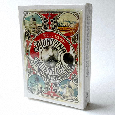 Montana Mustache Animated Playing Card Deck