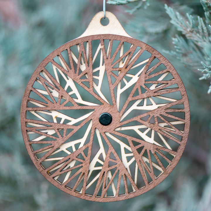 Tactile Wood Ornament Ornament Presents of Mind