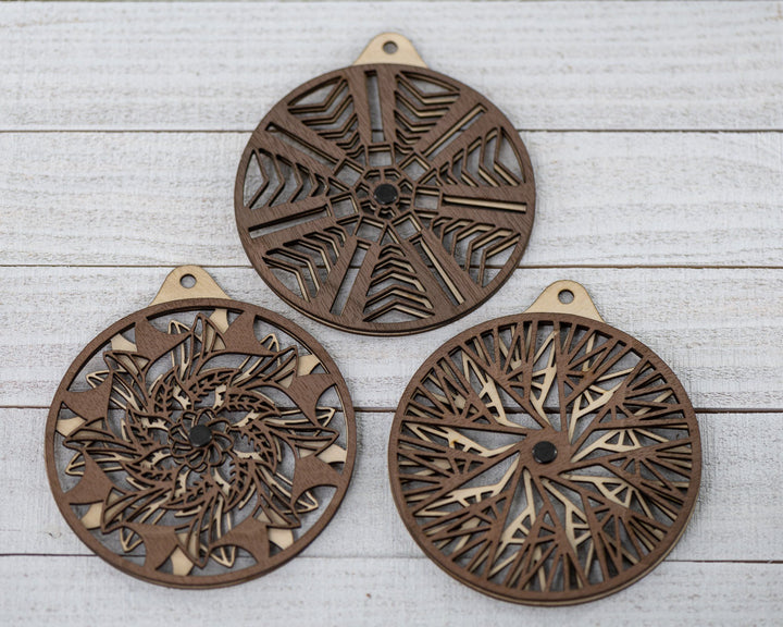 Tactile Wood Ornament Ornament Presents of Mind