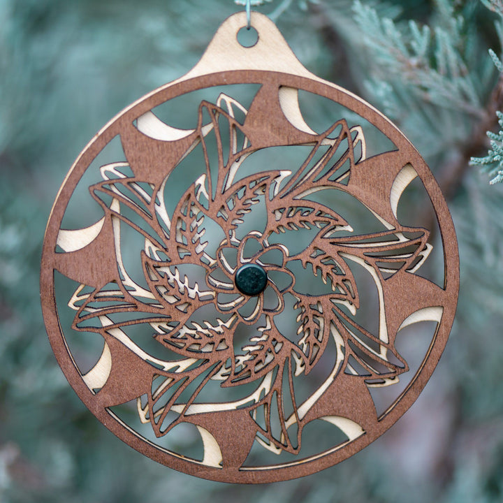 Tactile Wood Ornament Ornament Presents of Mind